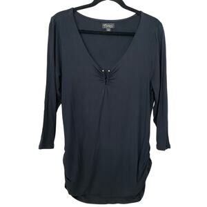 Thalia & Sodi Black Women's Top Size Large